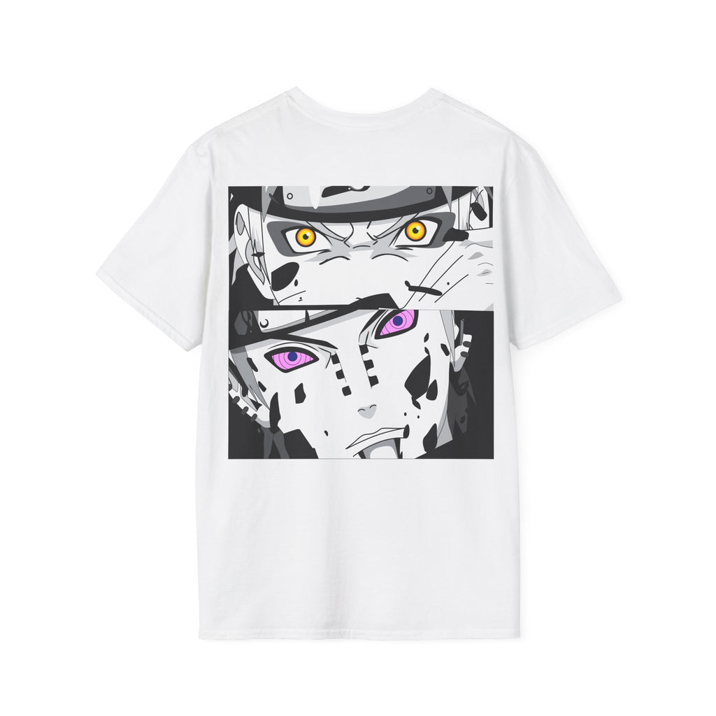Anime Sage vs Pain T-Shirt – Legendary Shinobi Showdown Back Print Graphic Tee