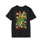 Legendary Dragon Anime T-Shirt – Mystic Dragon Ball Back Print Graphic Tee