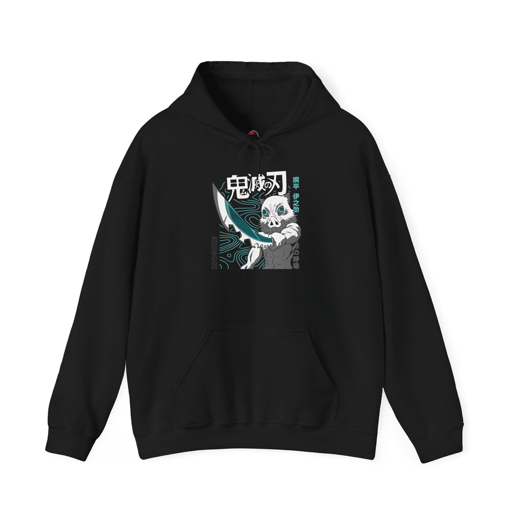 Inosuke: The Beast Breathing Swordsman - Hooded Sweatshirt