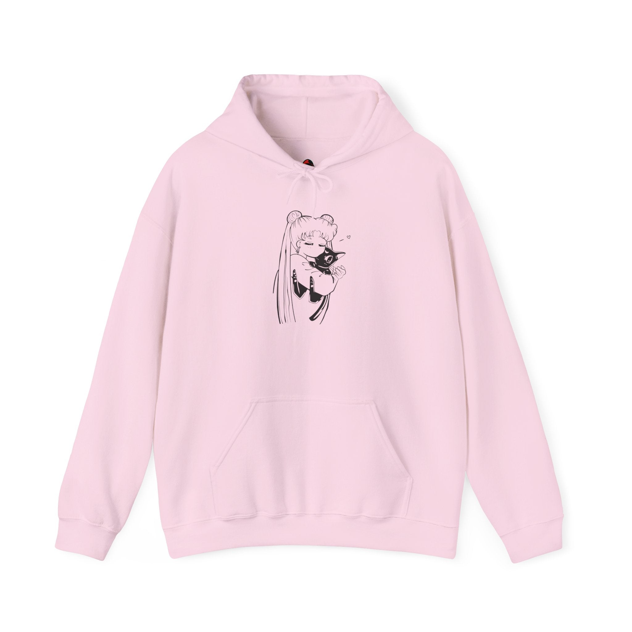 A Guardian and Her Cat - Hooded Sweatshirt