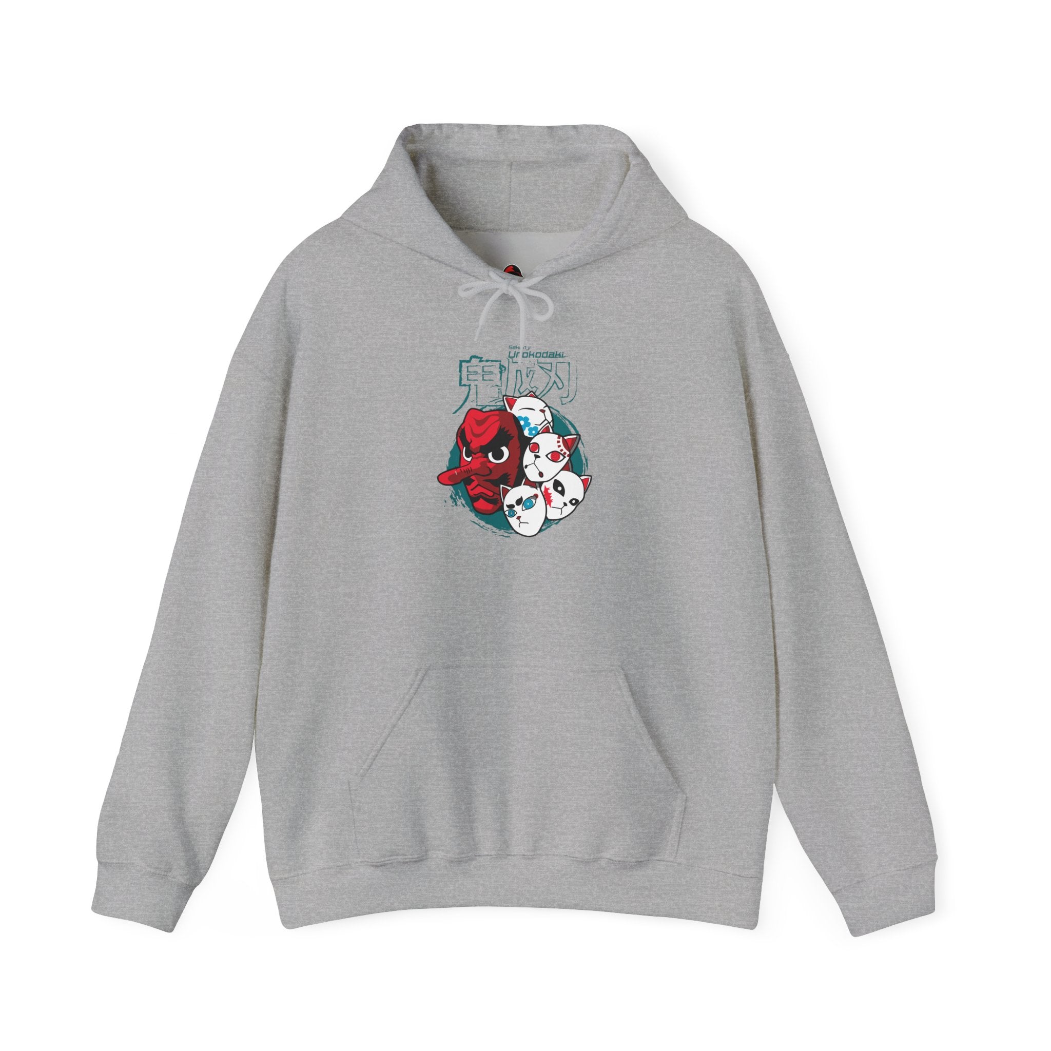 Tanjiro, Makomo, and Sabito Masks - Hooded Sweatshirt