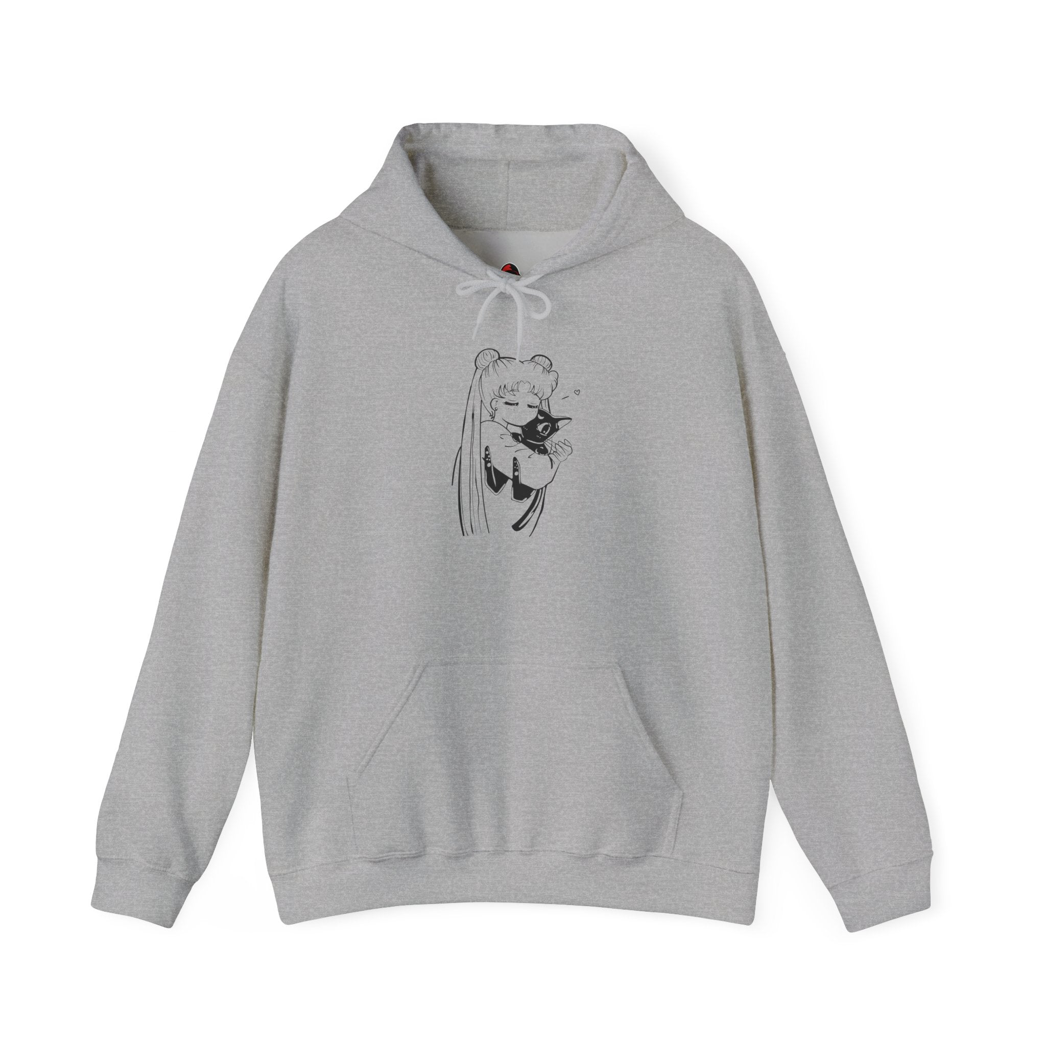 A Guardian and Her Cat - Hooded Sweatshirt