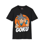 Anime Warrior Power-Up T-Shirt – Orange Graphic Energy Tee