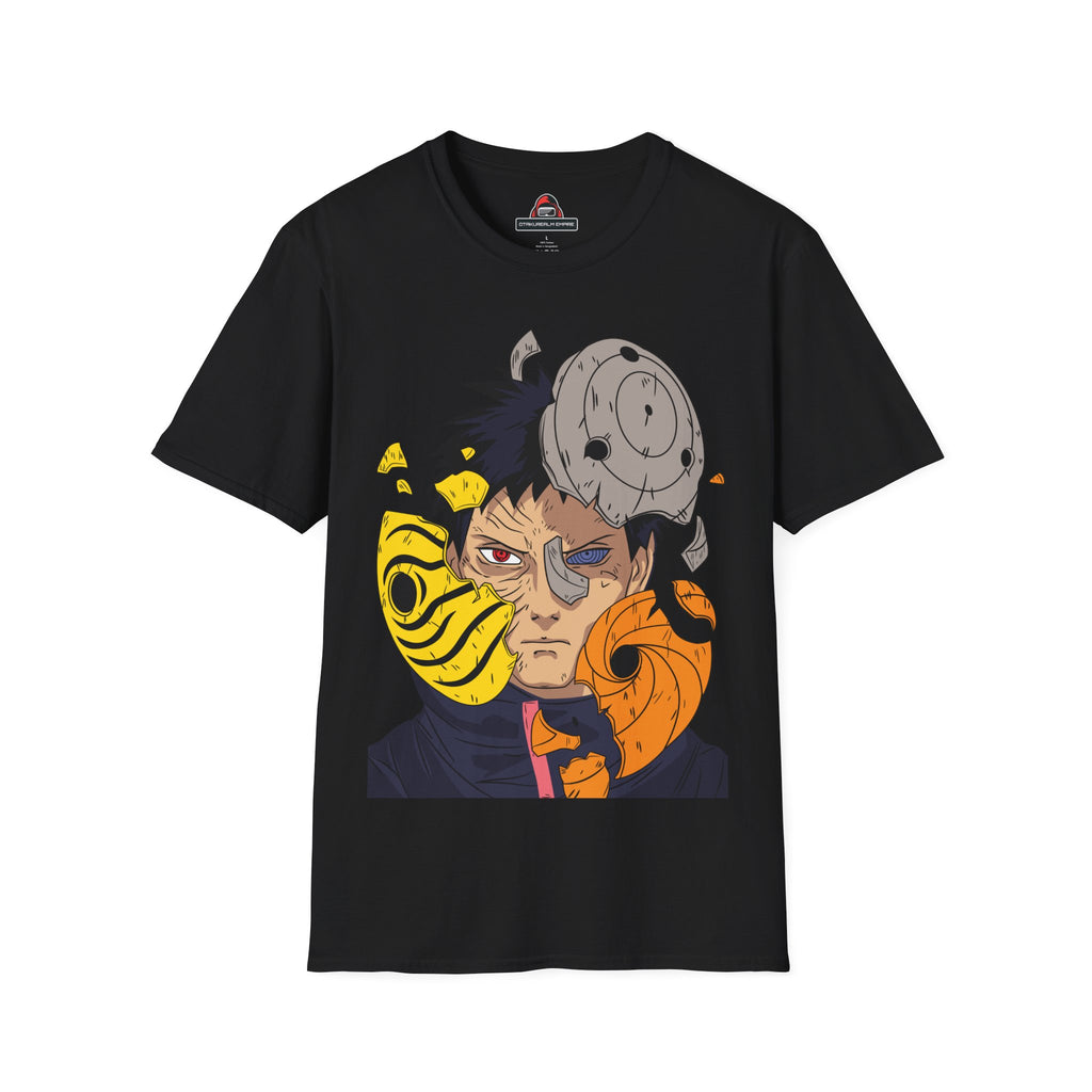 Anime Obito Evolution T-Shirt – Masked Shinobi Graphic Tee