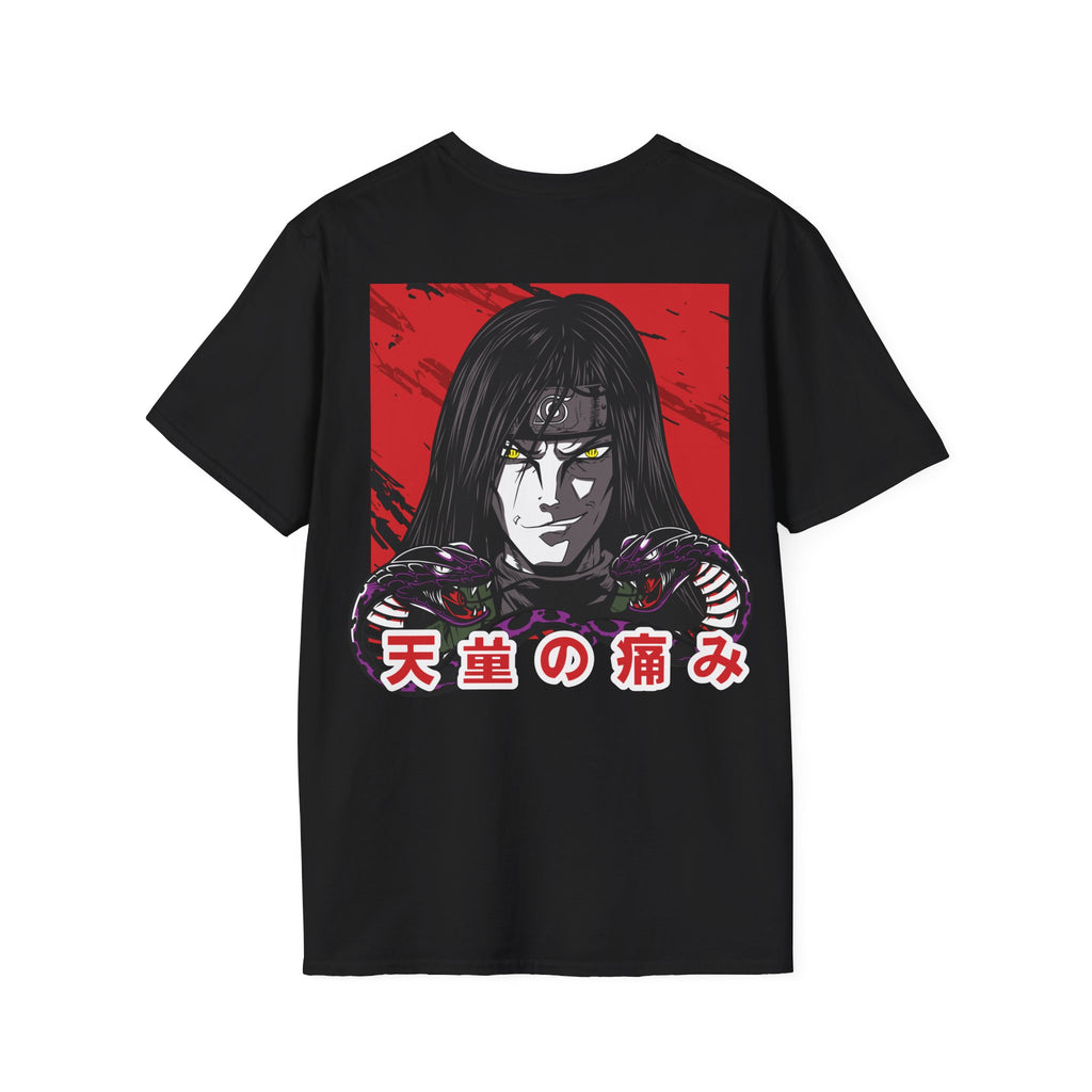 Anime Orochimaru T-Shirt – Heavenly Curse Back Print Graphic Tee