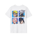 Anime Ninja Team 7 T-Shirt – Legendary Shinobi Squad Back Print Graphic Tee
