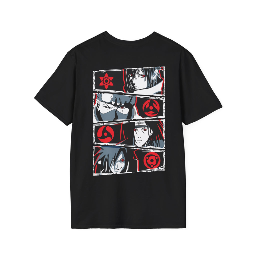 Anime Uchiha Legacy T-Shirt – Red Eye Clan Back Print Graphic Tee