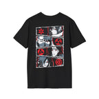 Anime Uchiha Legacy T-Shirt – Red Eye Clan Back Print Graphic Tee