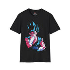 Anime Warrior Strike T-Shirt – Neon Fusion Power Graphic Tee