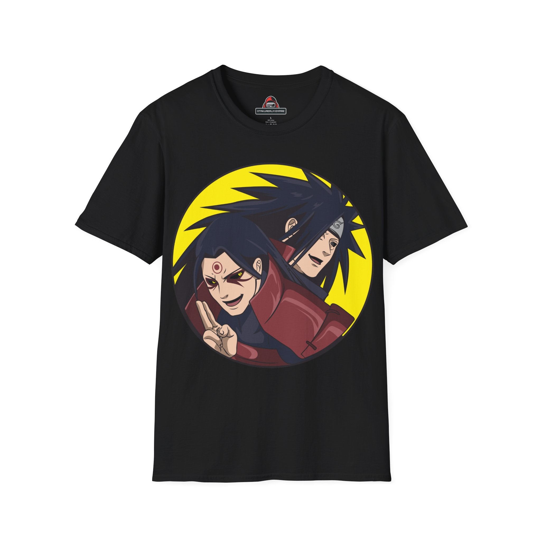 Anime Legendary Rivals T-Shirt – Madara & Hashirama Graphic Tee