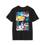 Anime Ninja Team 7 Legacy T-Shirt – Shinobi Eyes Back Print Graphic Tee