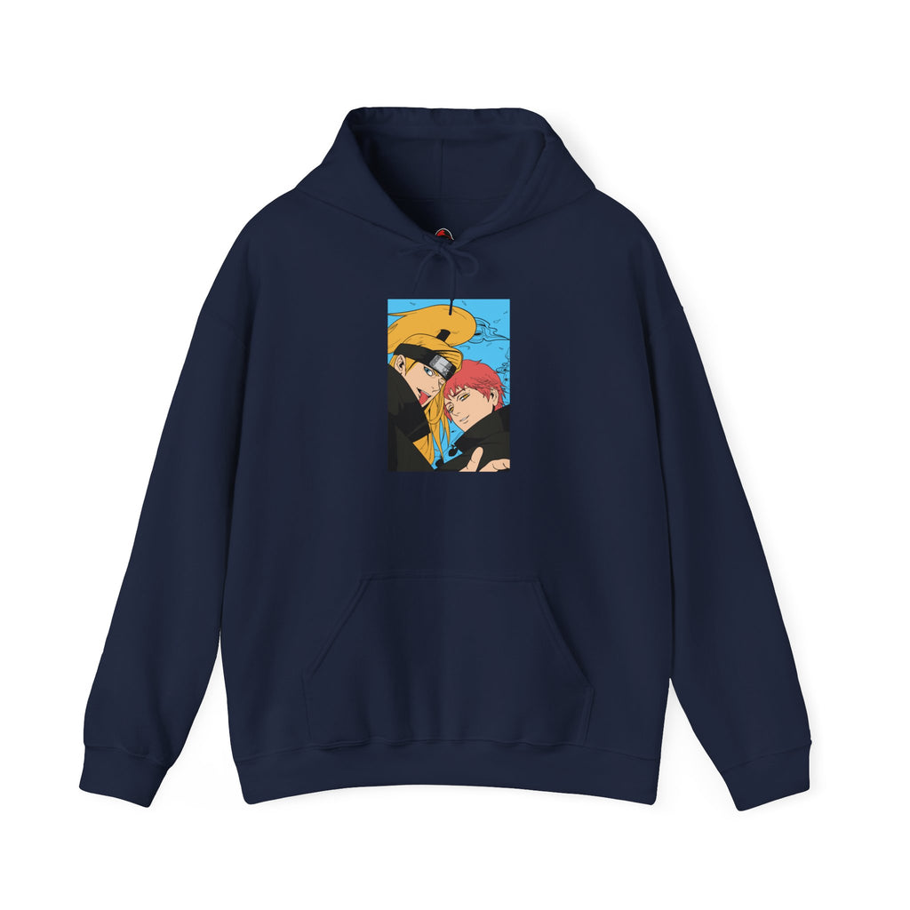 Naruto Akatsuki Deidara and Sasori - Hooded Sweatshirt