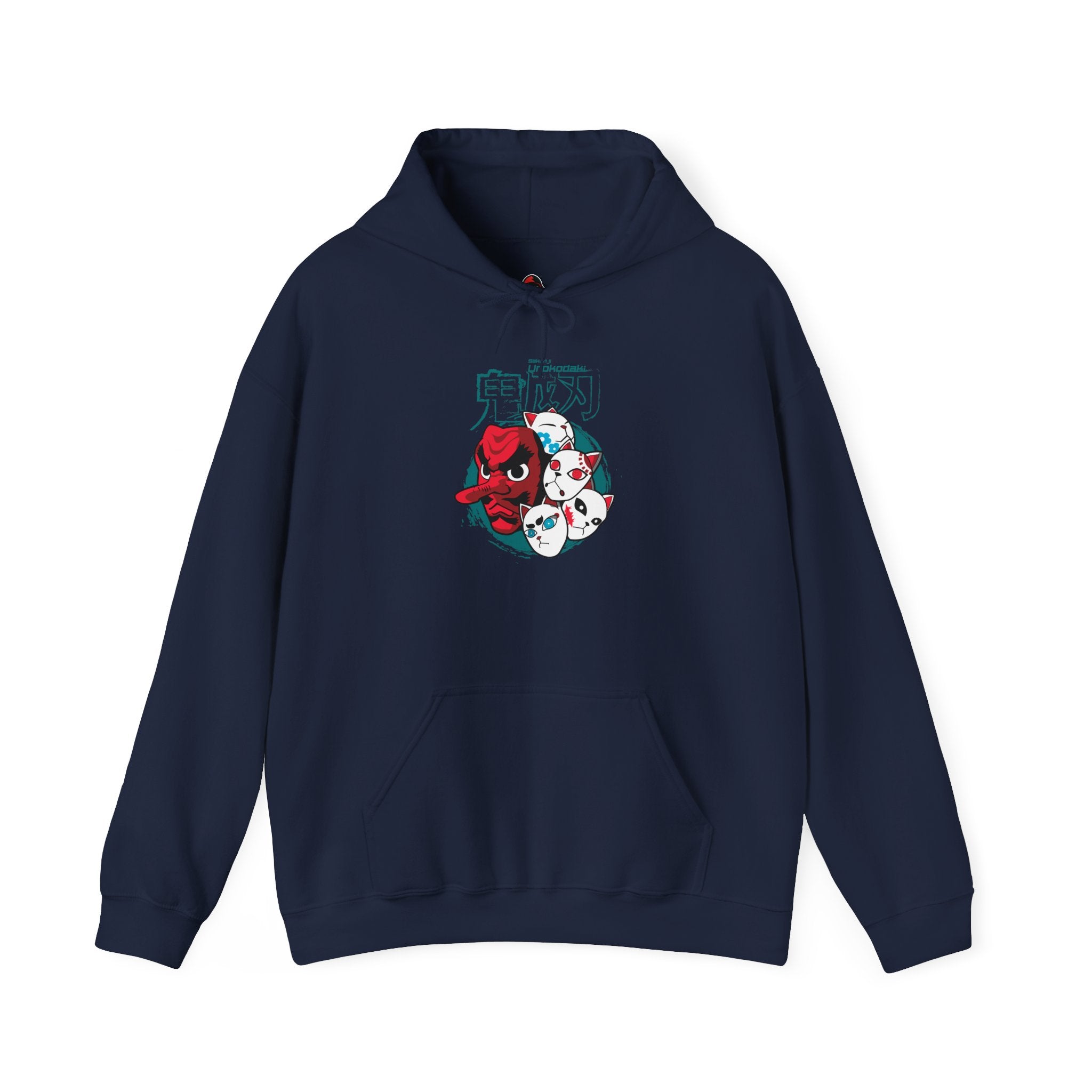 Tanjiro, Makomo, and Sabito Masks - Hooded Sweatshirt
