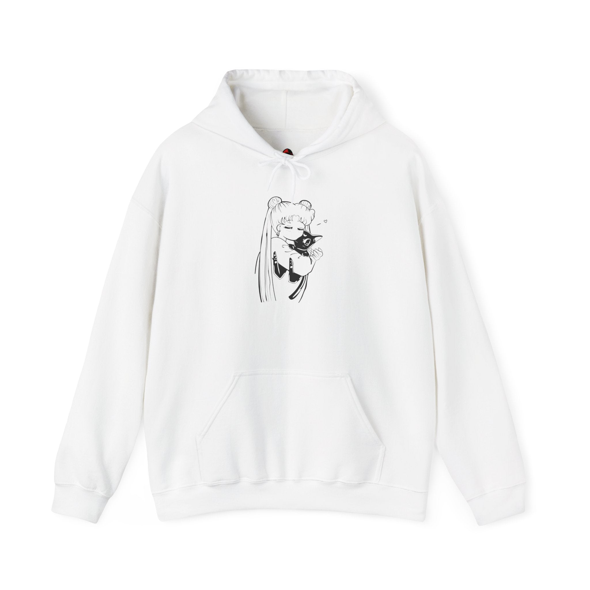 A Guardian and Her Cat - Hooded Sweatshirt