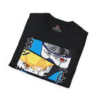 Anime Ninja Team 7 Legacy T-Shirt – Shinobi Eyes Graphic Tee