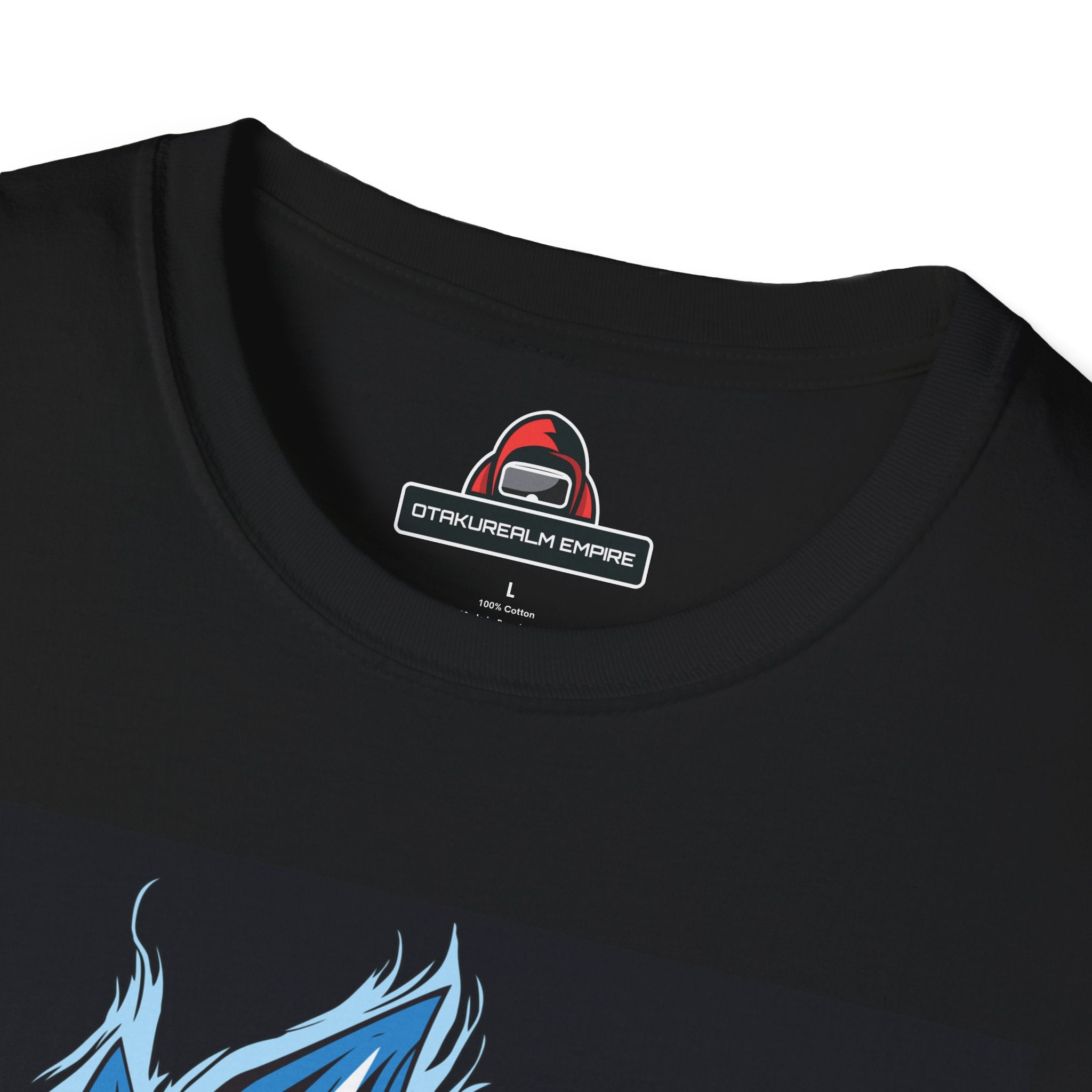 Anime Prince Power Surge T-Shirt – Blue Flame Graphic Tee