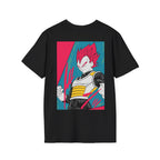 Anime Elite Warrior T-Shirt – Crimson Power Back Print Graphic Tee