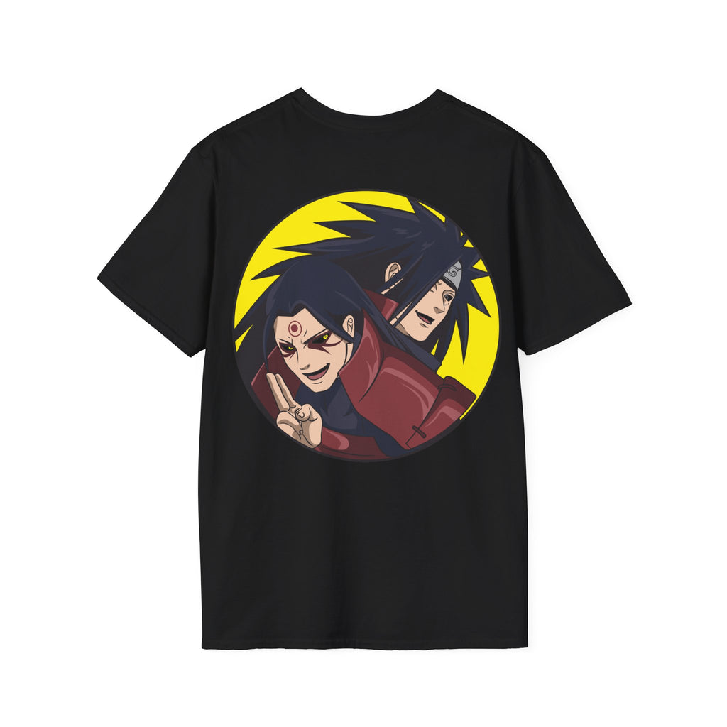 Anime Legendary Rivals T-Shirt – Madara & Hashirama Back Print Graphic Tee