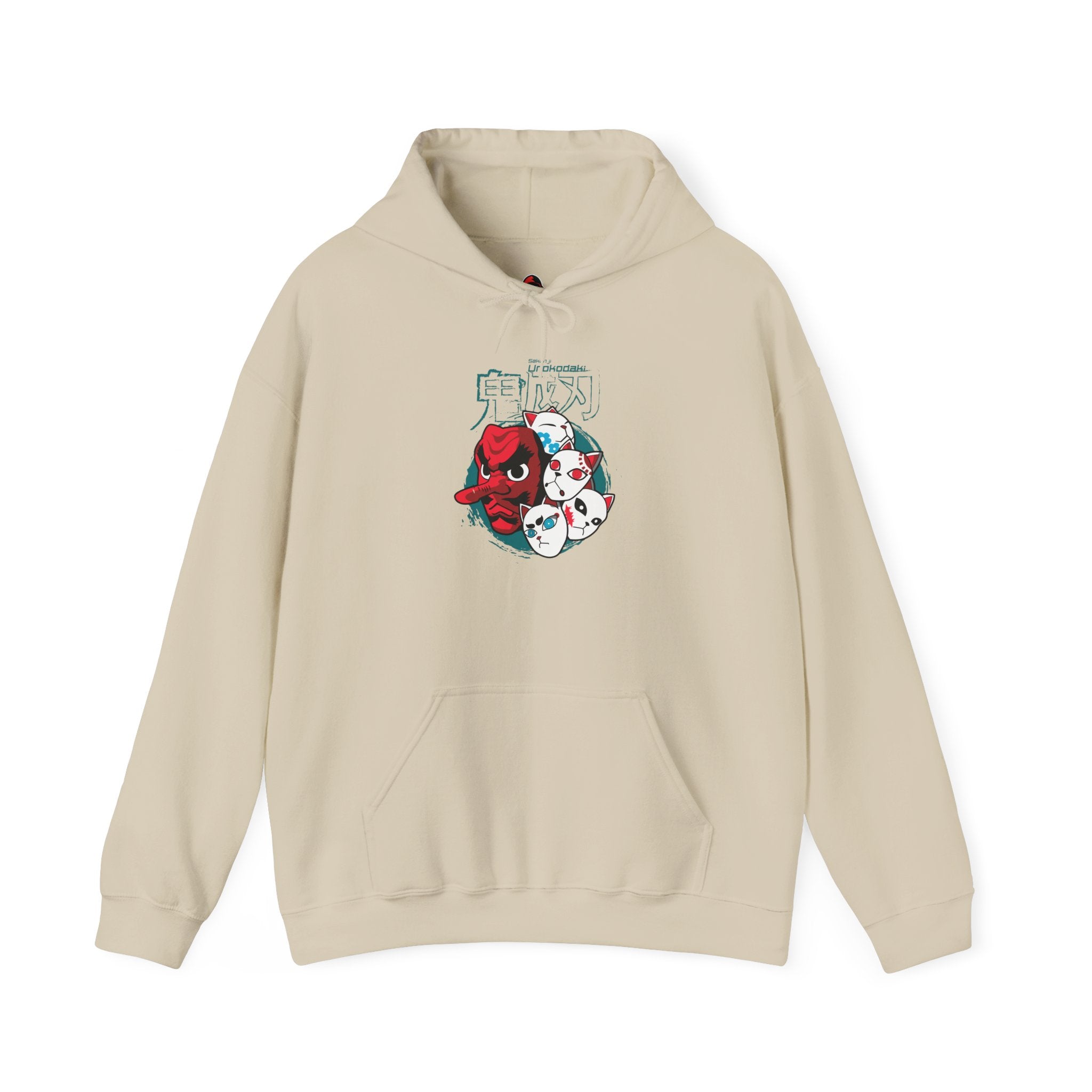 Tanjiro, Makomo, and Sabito Masks - Hooded Sweatshirt
