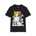 Anime Jutsu T-Shirt – Mischievous Ninja Back Print Graphic Tee