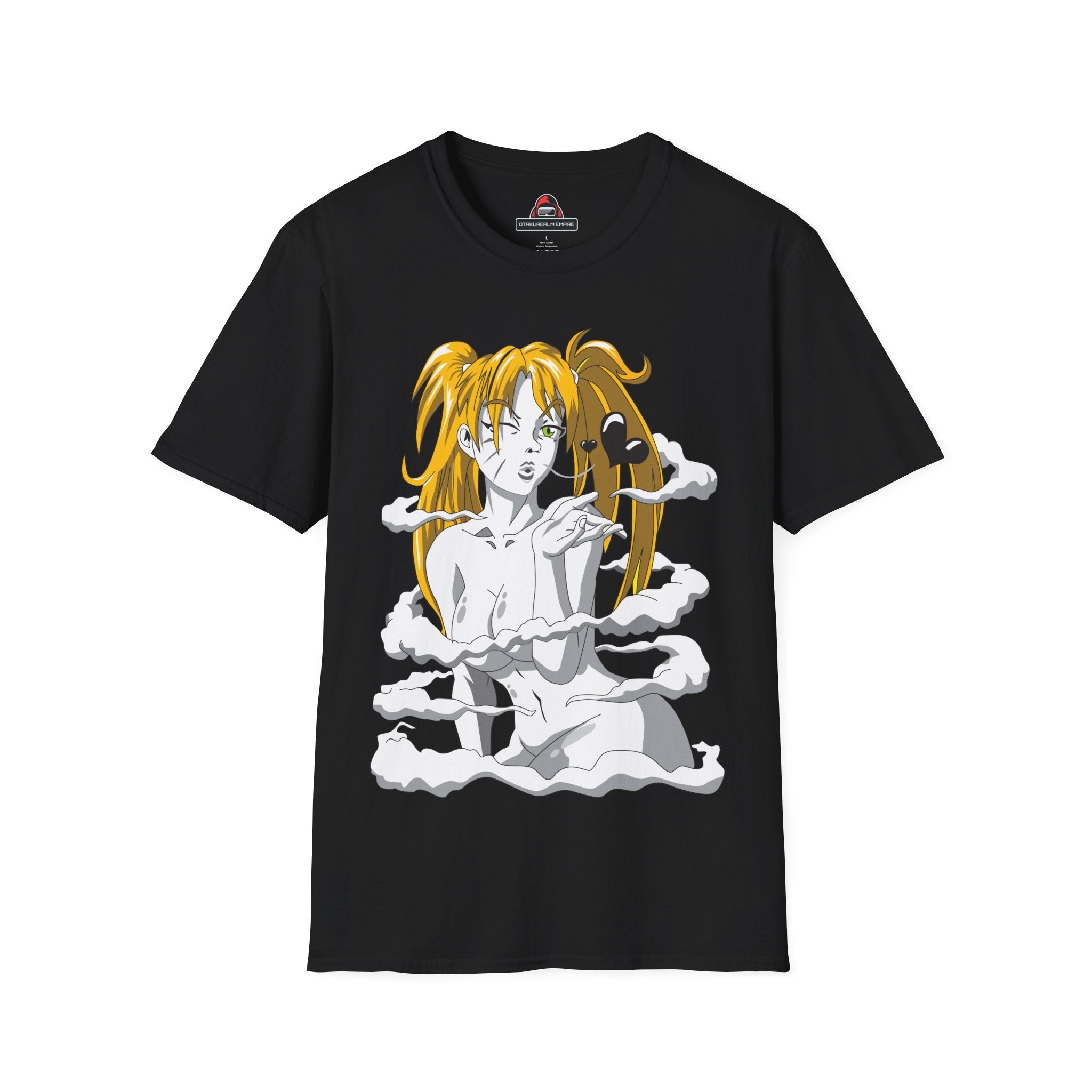Anime Jutsu T-Shirt – Mischievous Ninja Back Print Graphic Tee