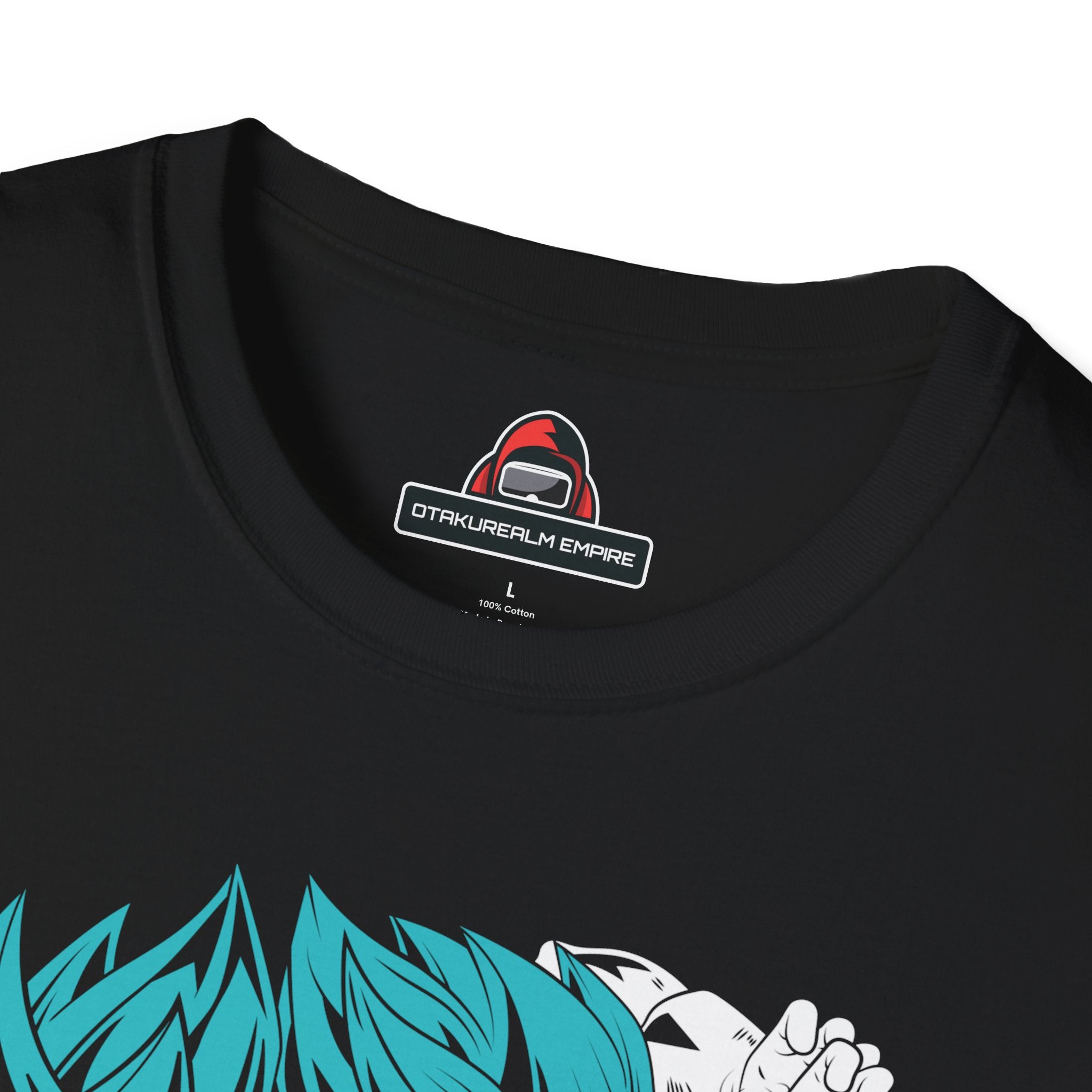 Anime Fusion Warriors T-Shirt – Blue Energy Battle Graphic Tee