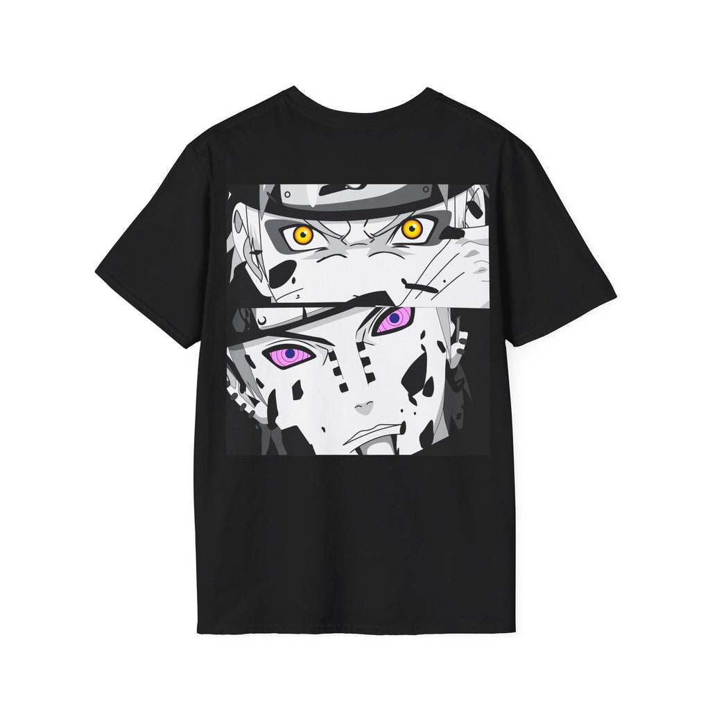 Anime Sage vs Pain T-Shirt – Legendary Shinobi Showdown Back Print Graphic Tee