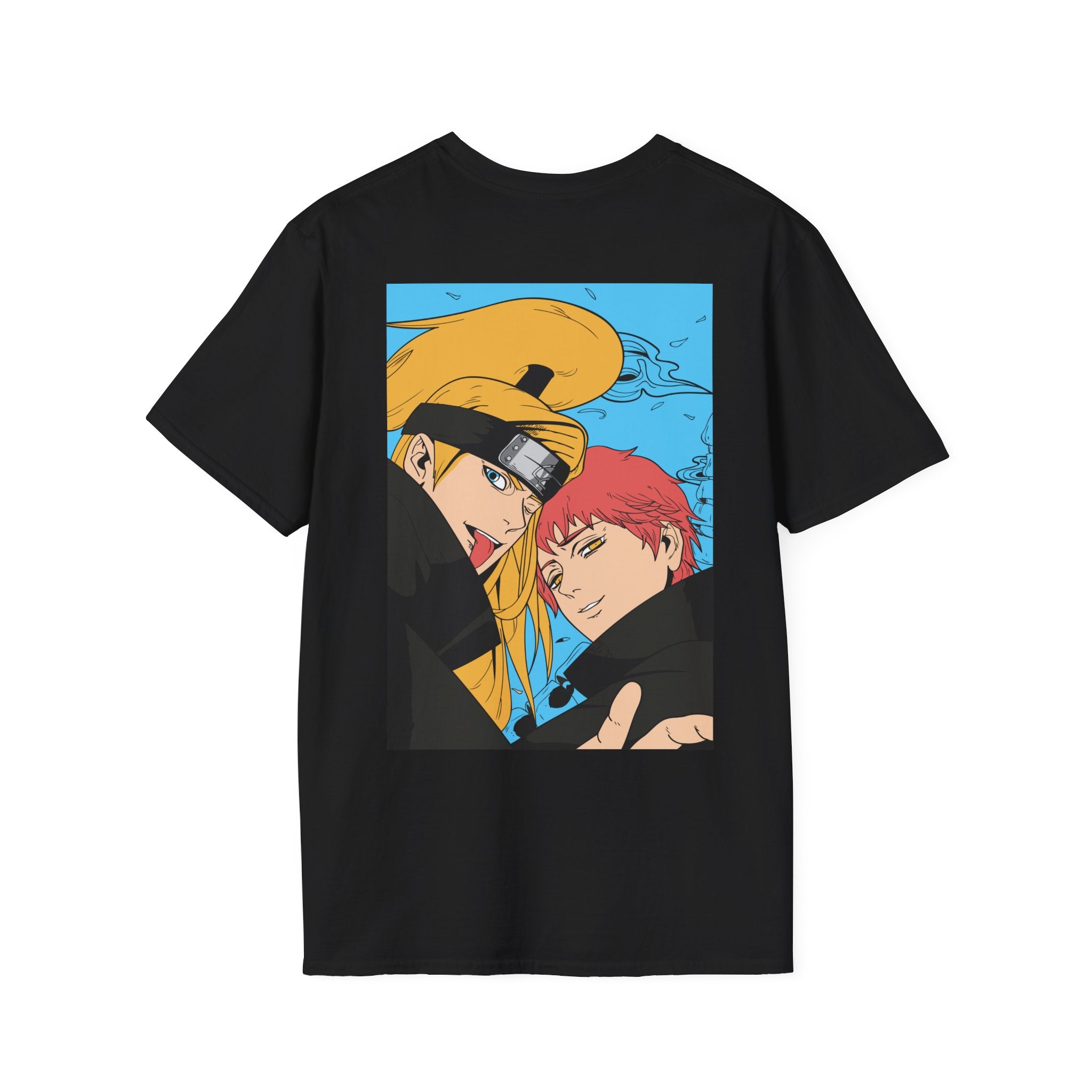 Anime Akatsuki Duo T-Shirt – Rogue Shinobi Back Print Graphic Tee