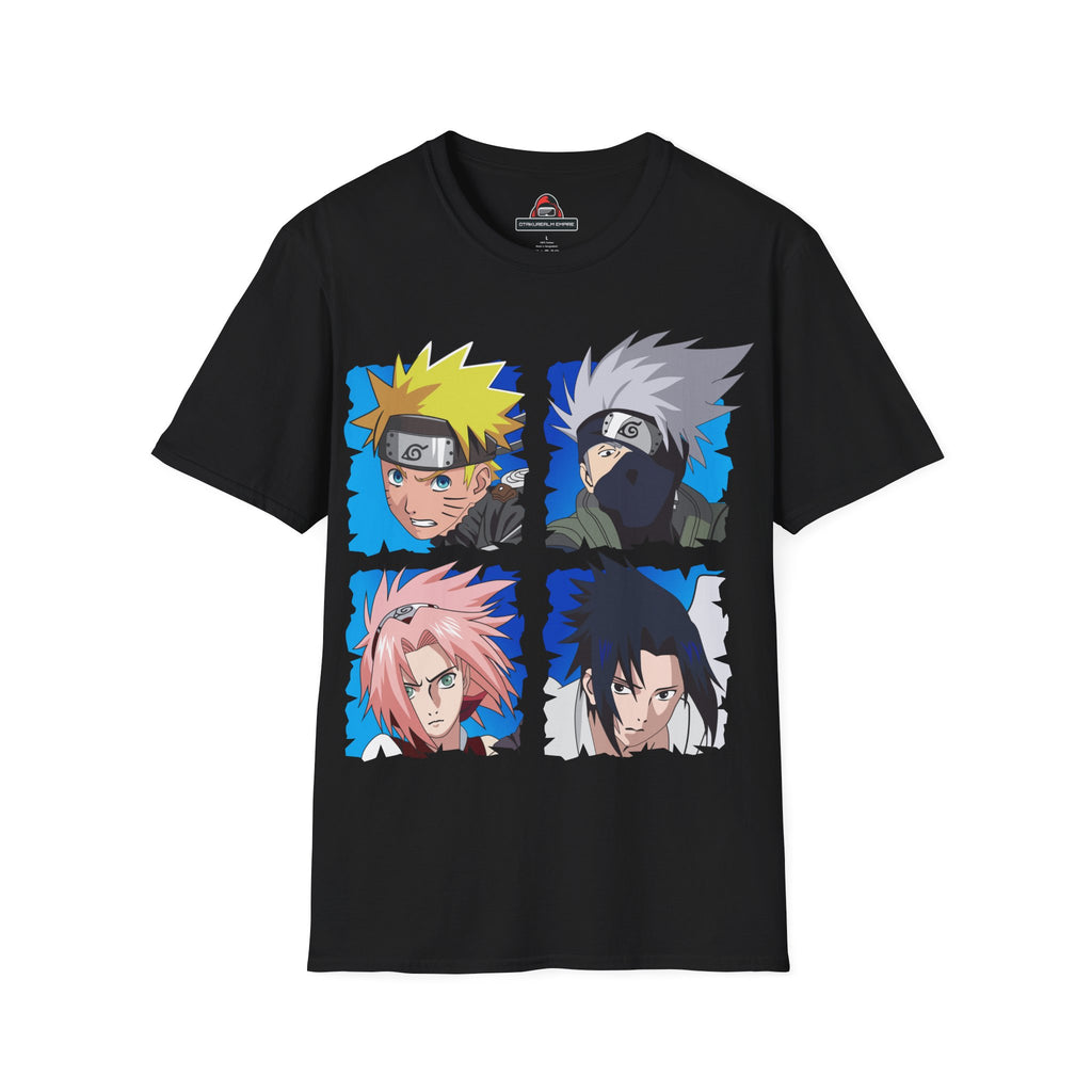 Anime Ninja Team 7 T-Shirt – Legendary Shinobi Squad Graphic Tee