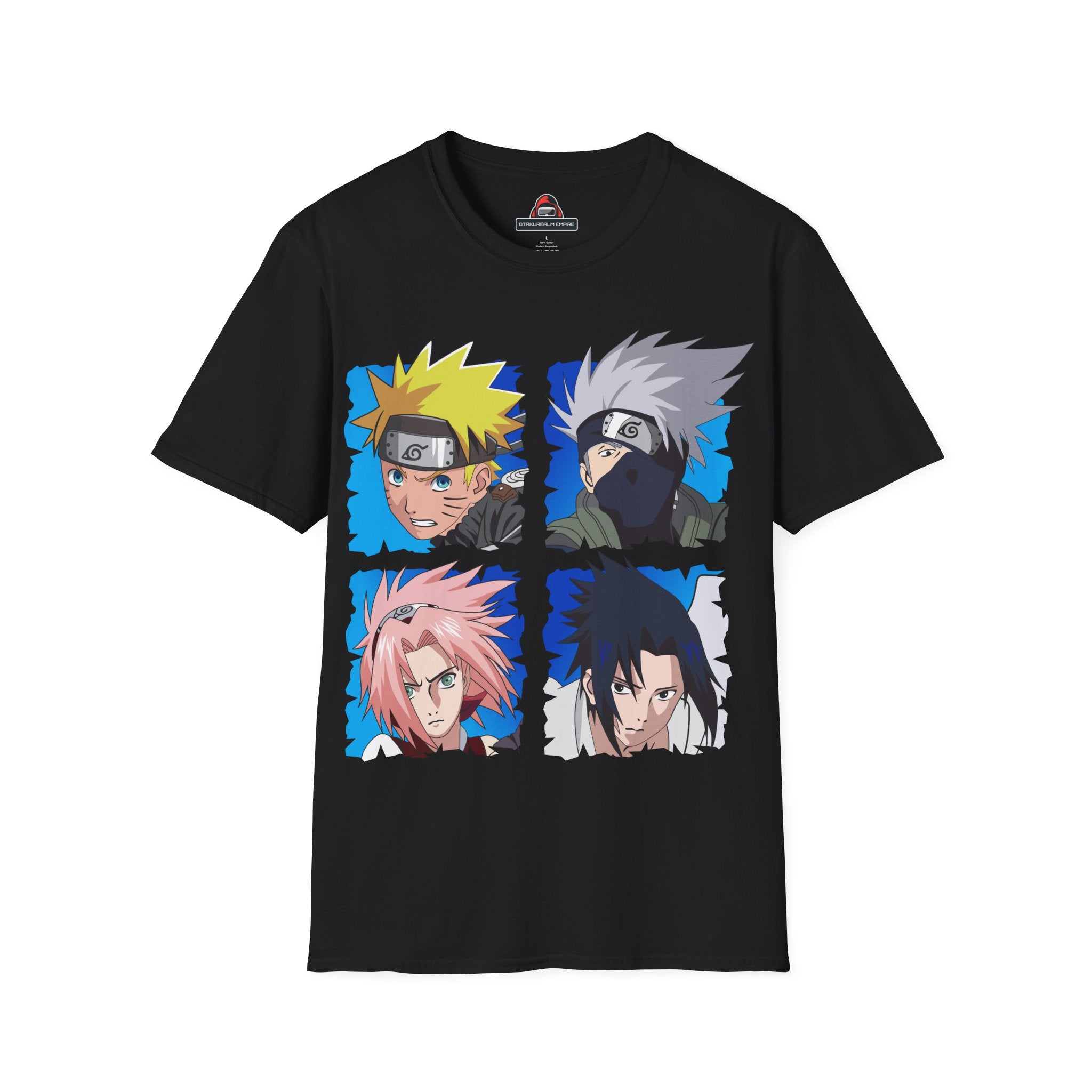 Anime Ninja Team 7 T-Shirt – Legendary Shinobi Squad Graphic Tee